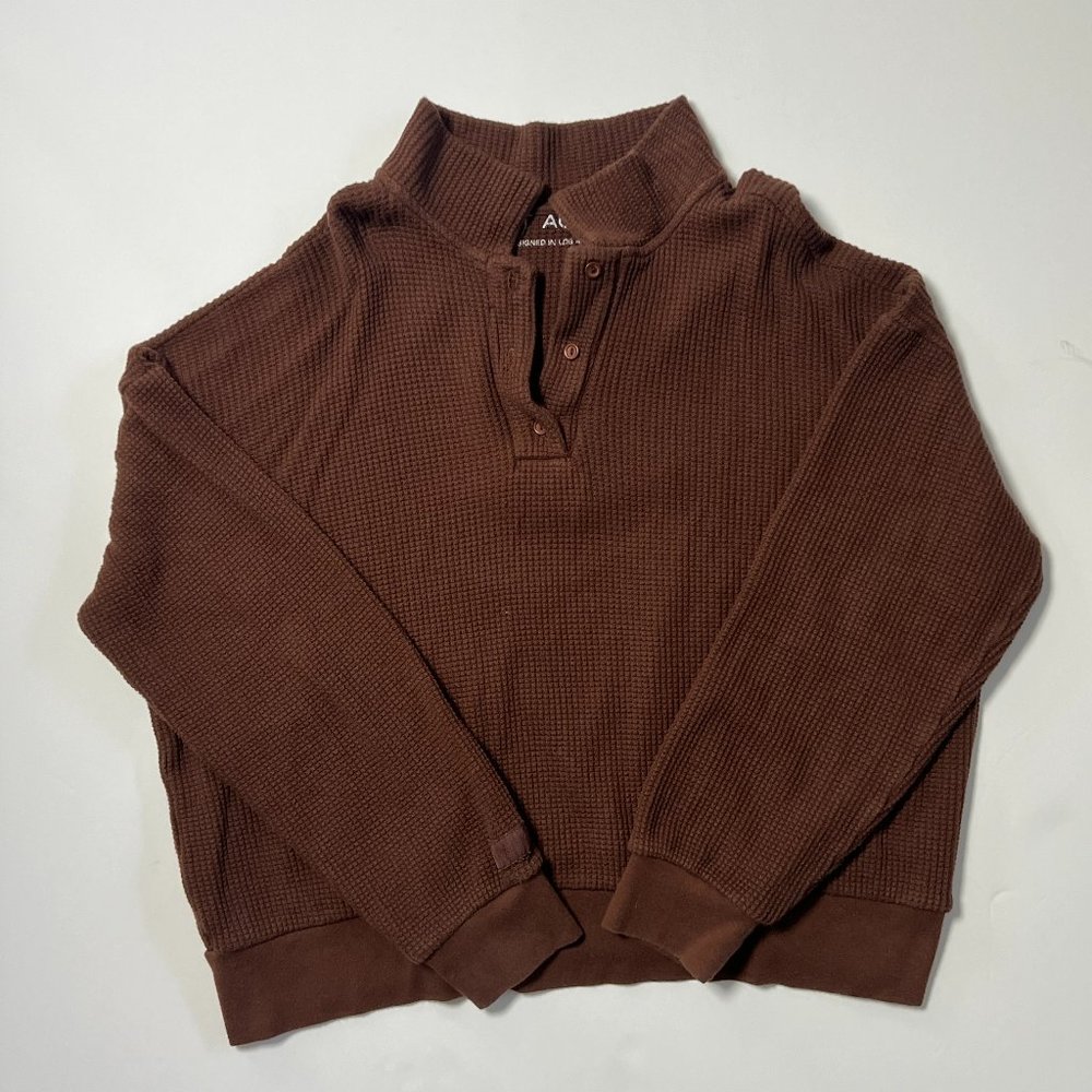 Set Active Waffle Knit Lounge Polo